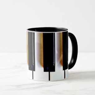 Piano Tangentbord Mugg