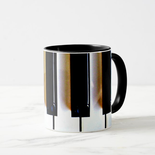 Piano Tangentbord Mugg (Framsida höger)