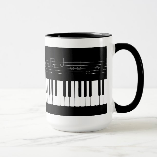 Piano tangentbord mugg (Höger)