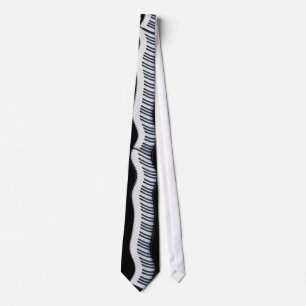 PIANO TANGENTBORD Music Älskare Neck Tie Slips