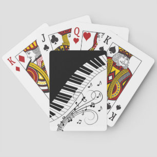 Piano Tangentbord Music Design Casinokort