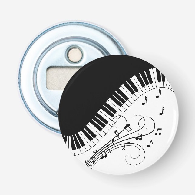 Piano Tangentbord Music Design Flasköppnare (Framsidan)