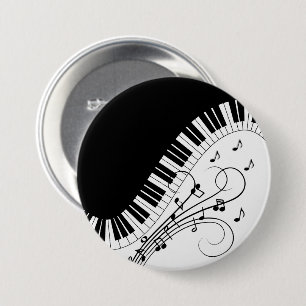 Piano Tangentbord Music Design Knapp