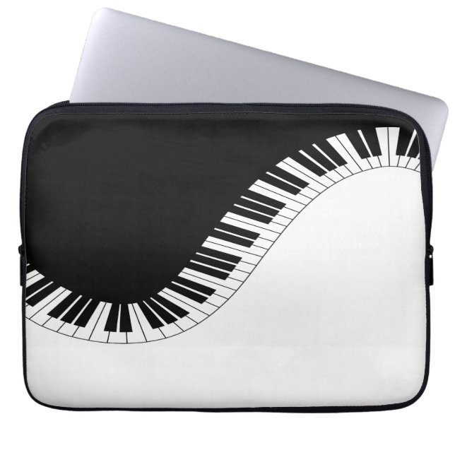 Piano Tangentbord Music Design Laptop Fodral (Framsidan)
