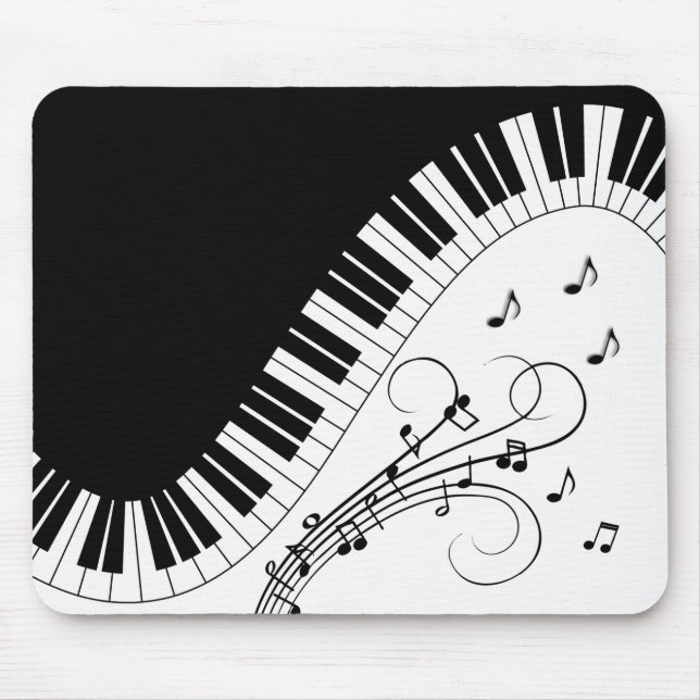 Piano Tangentbord Music Design Musmatta (Framsidan)