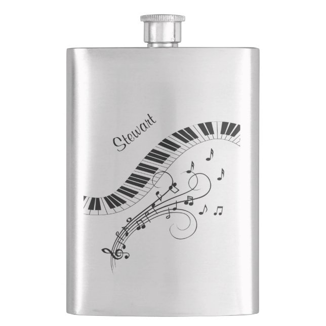 Piano Tangentbord Music Design Personal Fickplunta (Framsidan)