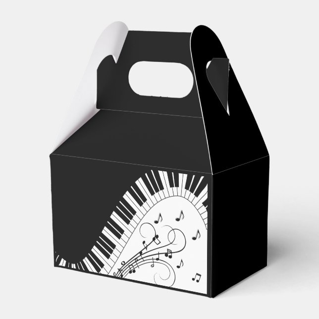 Piano Tangentbord Music Design Presentaskar (Framsidan Sidan)