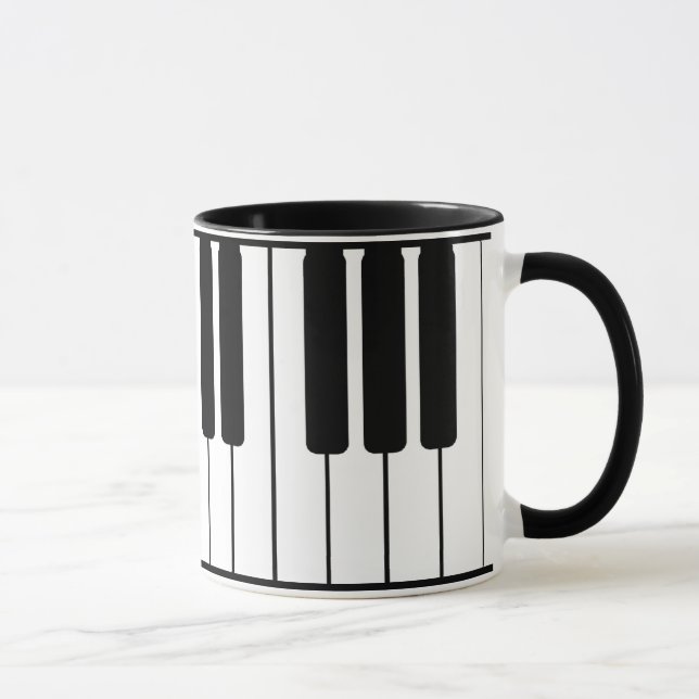 Piano Tangentbord Music Mugg (Höger)