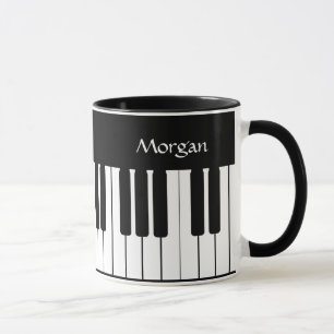 Piano Tangentbord Music Personlig 2 Mugg
