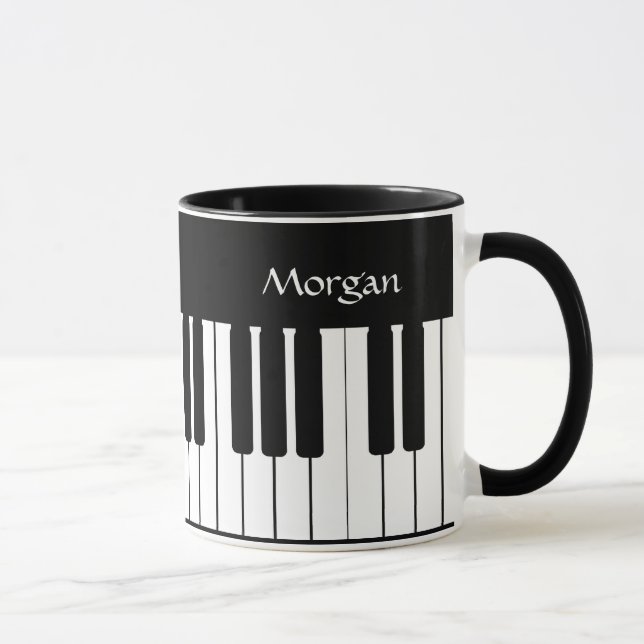 Piano Tangentbord Music Personlig 2 Mugg (Höger)