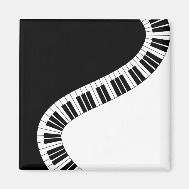 Piano Tangentbord Musical Magnet (Framsidan)