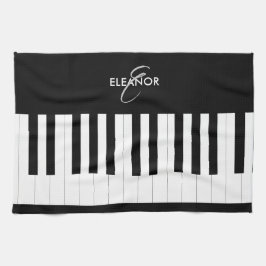 Piano Tangentbord Musician Music Anpassningsbar Mo Kökshandduk