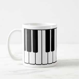 Piano tangentbord musiker presenter jumbo novelty kaffemugg