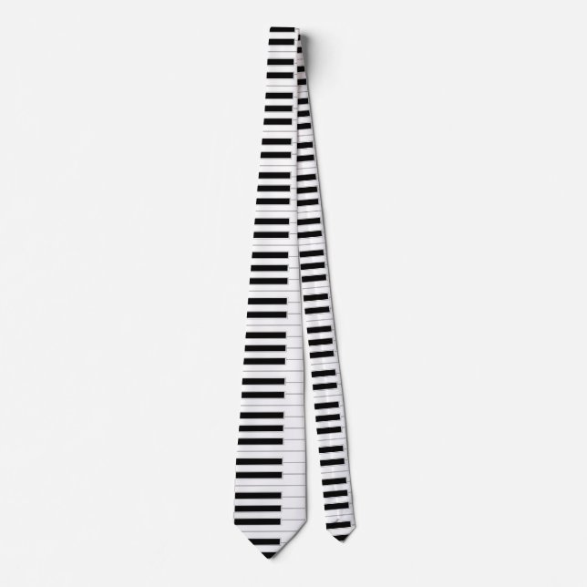 Piano tangentbord musiknacke slips (Framsida)