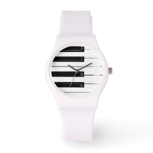 Piano Tangentbord Nycklar Armbandsur