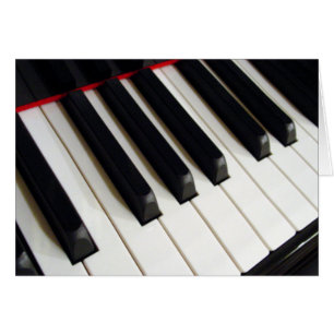 Piano Tangentbord Nycklar Hälsningskort