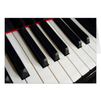 Piano Tangentbord Nycklar Hälsningskort