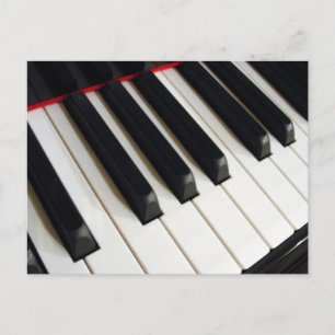 Piano Tangentbord Nycklar Vykort