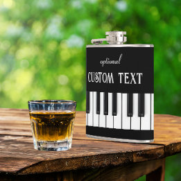 Piano Tangentbord och anpassade, svart och vit Fickplunta