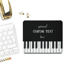 Piano Tangentbord och anpassade, svart och vit