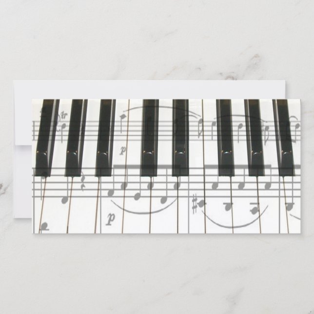 Piano Tangentbord och Musik noter (Framsida)