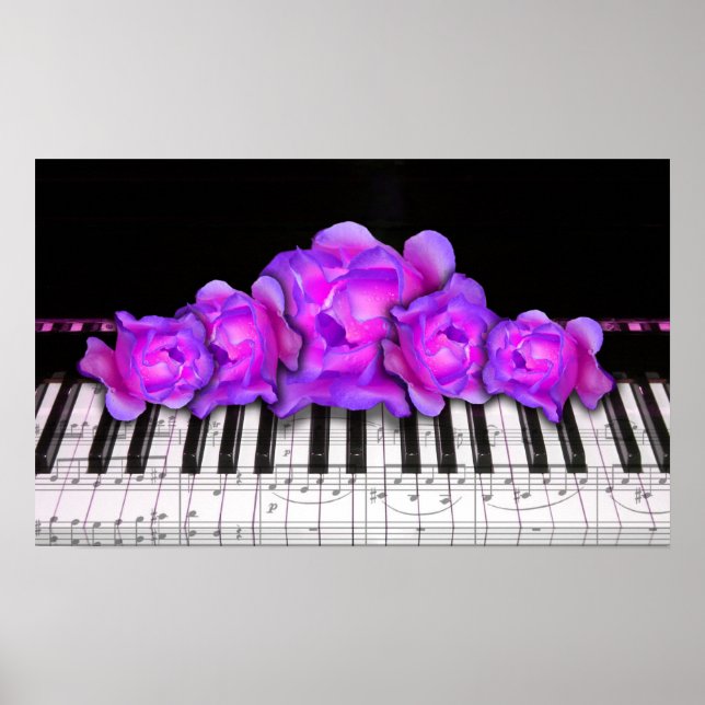 Piano Tangentbord och Ro Poster (Framsidan)