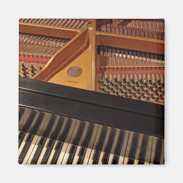 Piano tangentbord och stift magnet (Framsidan)