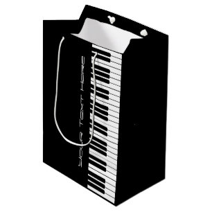 Piano Tangentbord Organ Medium Gift Bag