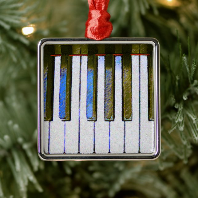 Piano Tangentbord Ornament (Träd)