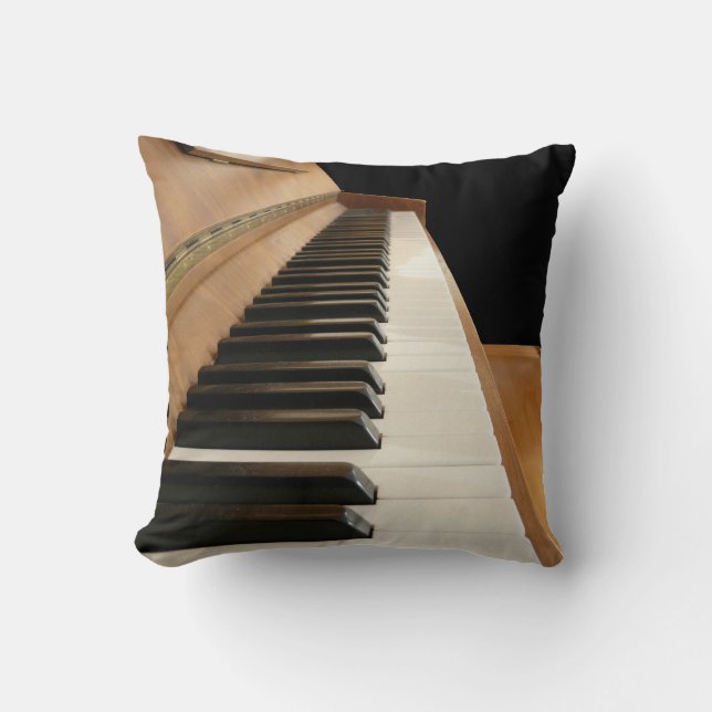Piano Tangentbord Pillow Kudde (Framsida)
