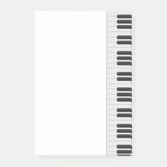 Piano tangentbord post-it block (Framsida)