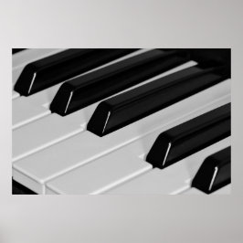 Piano tangentbord poster