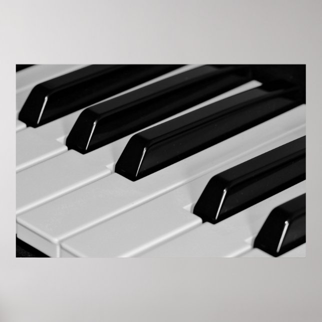 Piano tangentbord poster (Framsidan)