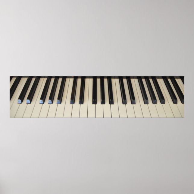 Piano Tangentbord Poster (Framsidan)