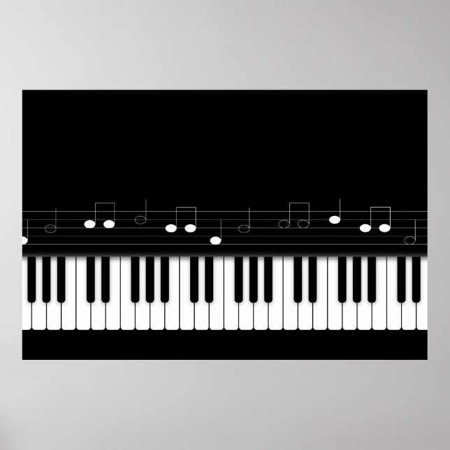 Piano tangentbord poster (Framsidan)