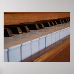 Piano Tangentbord Poster