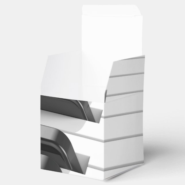 Piano Tangentbord Presentaskar (Öppnad)