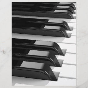 Piano Tangentbord Reklamblad