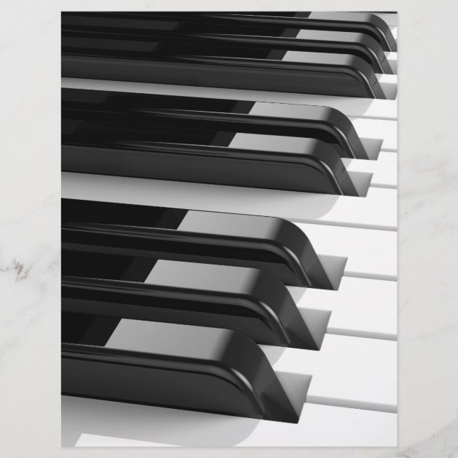 Piano Tangentbord Reklamblad (Framsidan)