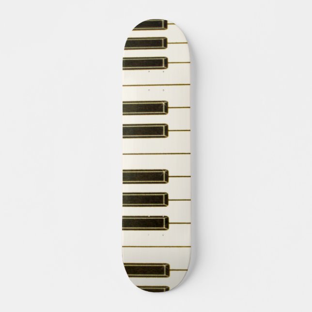 PIANO TANGENTBORD SKATEBOARD BRÄDA 20 CM (Framsida)