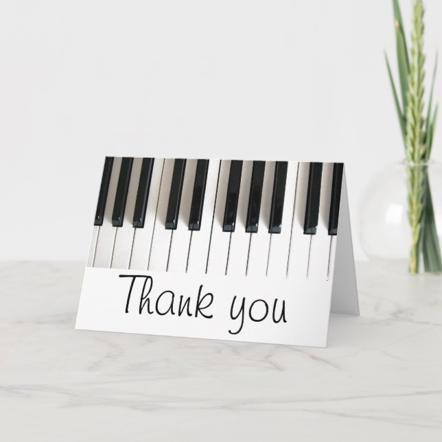 piano tangentbord tack (Framsida)
