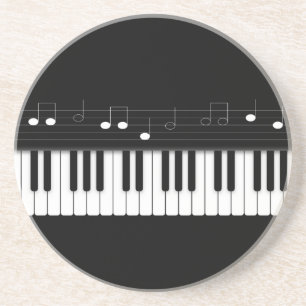 Piano tangentbord underlägg sandsten