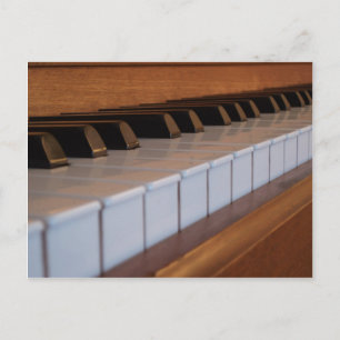 Piano Tangentbord vykort