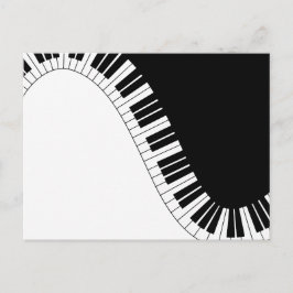 Piano Tangentbord Vykort