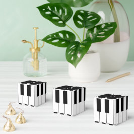 Piano Tangenter Svart & Vit Party Presentaskar