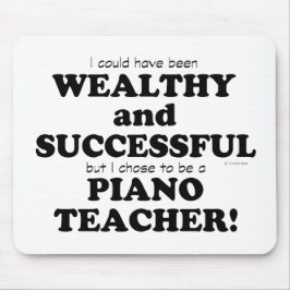 Piano Teacher Förmögen och framgångsrik Musmatta