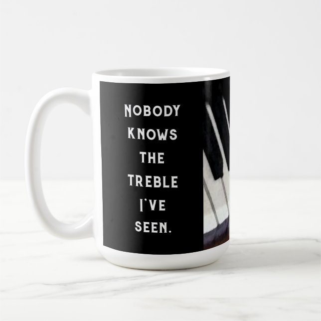 Piano Teacher Pianist Kaffemugg (Vänster)