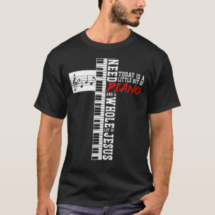 Piano Teacher Pianist Tangentbord Kor Jesus Christ T Shirt