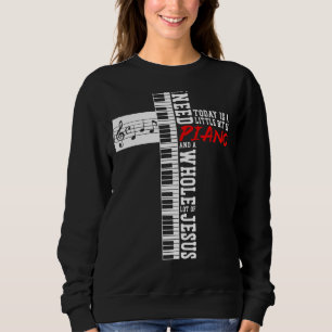 Piano Teacher Pianist Tangentbord Kor Jesus Christ T Shirt
