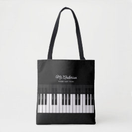 Piano Teacher/Spelarens eget namn och textmusikers Tygkasse